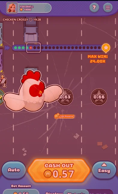 Chicken Crossy Demo Spill