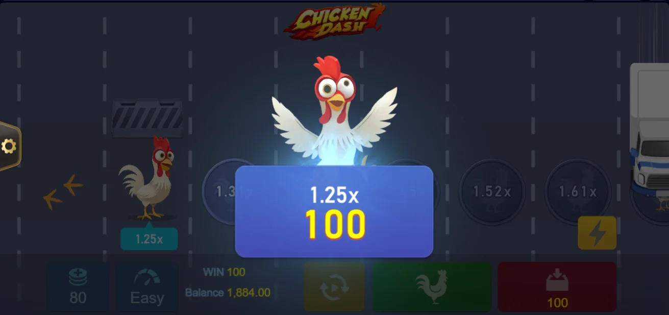 Chicken Dash Spill