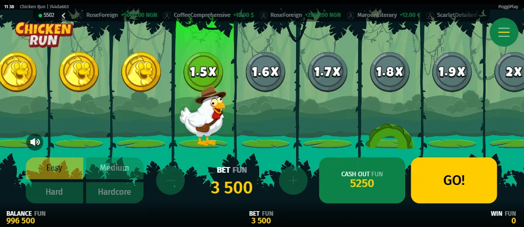 Chicken Run Demo