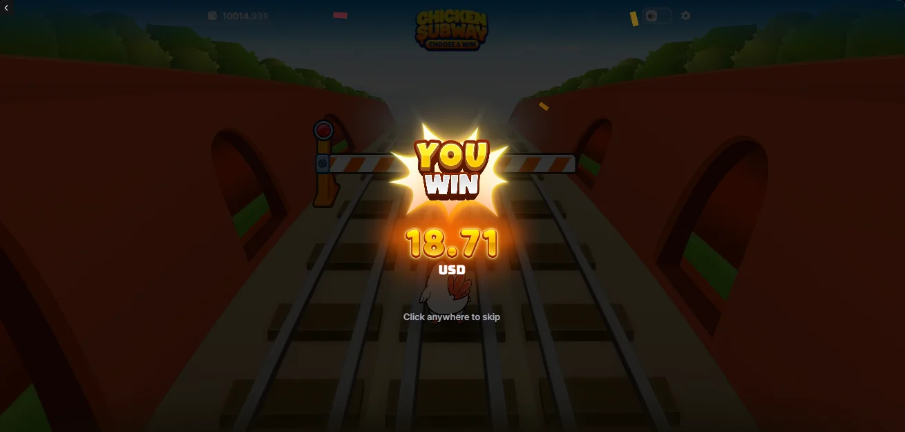 Chicken Subway Demo Spill