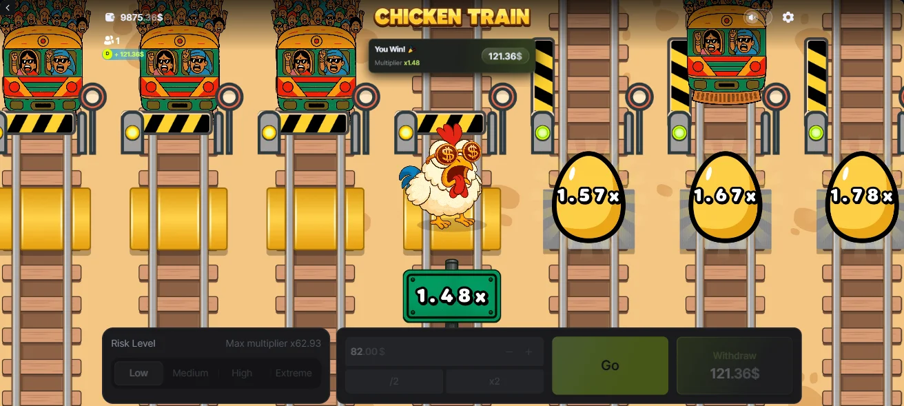 Chicken Train Spill
