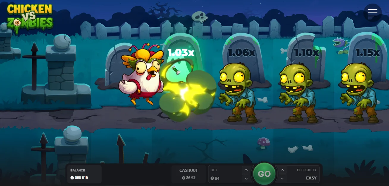 Chicken vs Zombies Spill