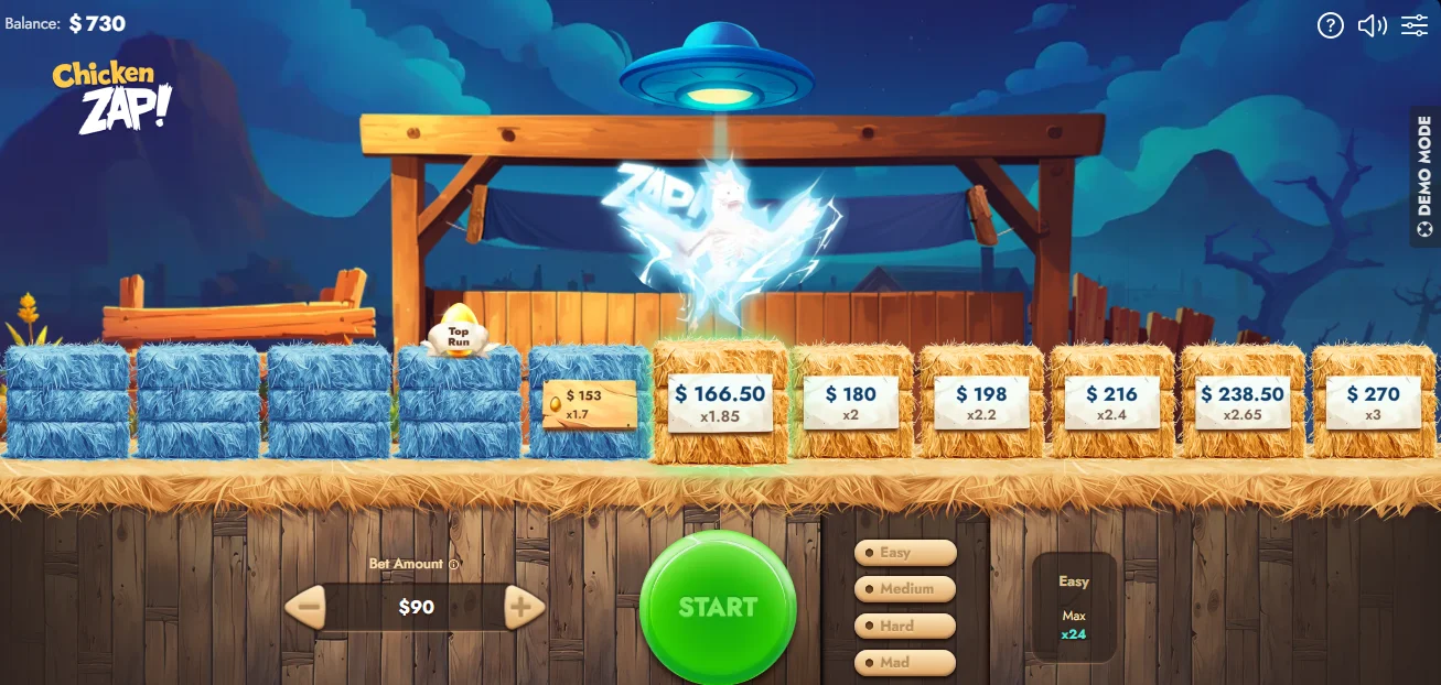 Chicken Zap Demo Spill