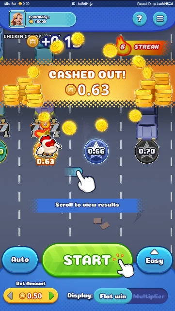 Demo Spill Chicken Crossy