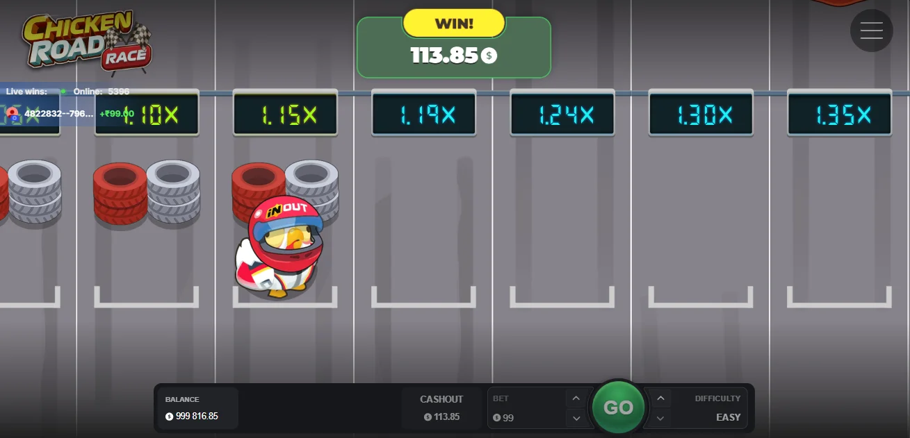 Demo Spill Chicken Road Race