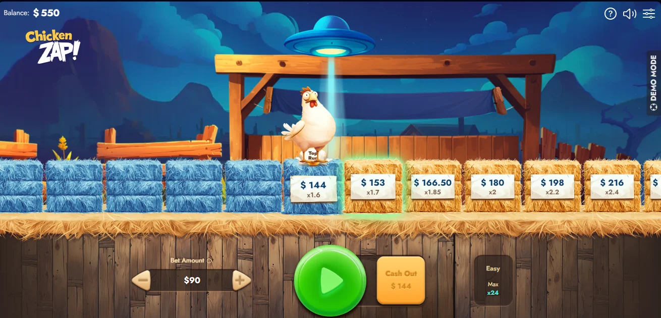 Demo Spill Chicken Zap