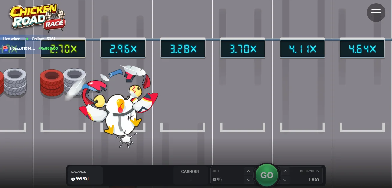 Spill Chicken Road Race