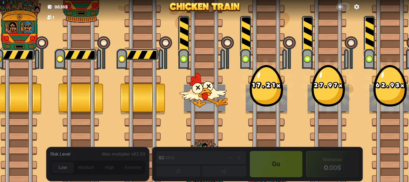 Spill Chicken Train