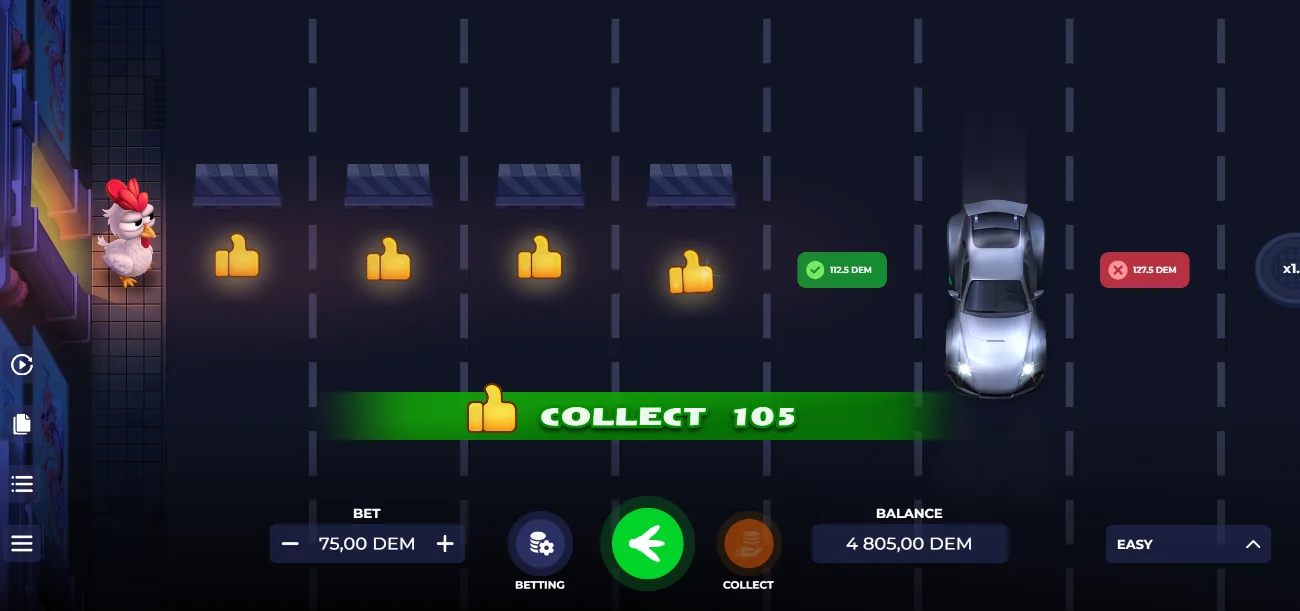 Uncrossable Rush Spill